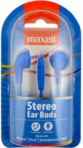 Casca in ureche 3.5 mm albastru EB95 cu microfon Maxell