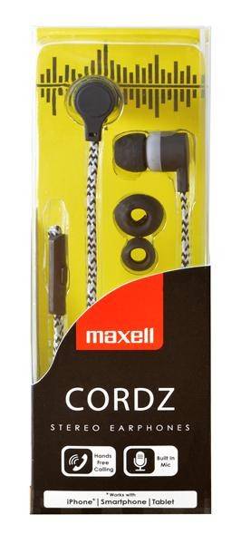 Casca in ureche negru CORDZ Maxell casti stereo cu microfon