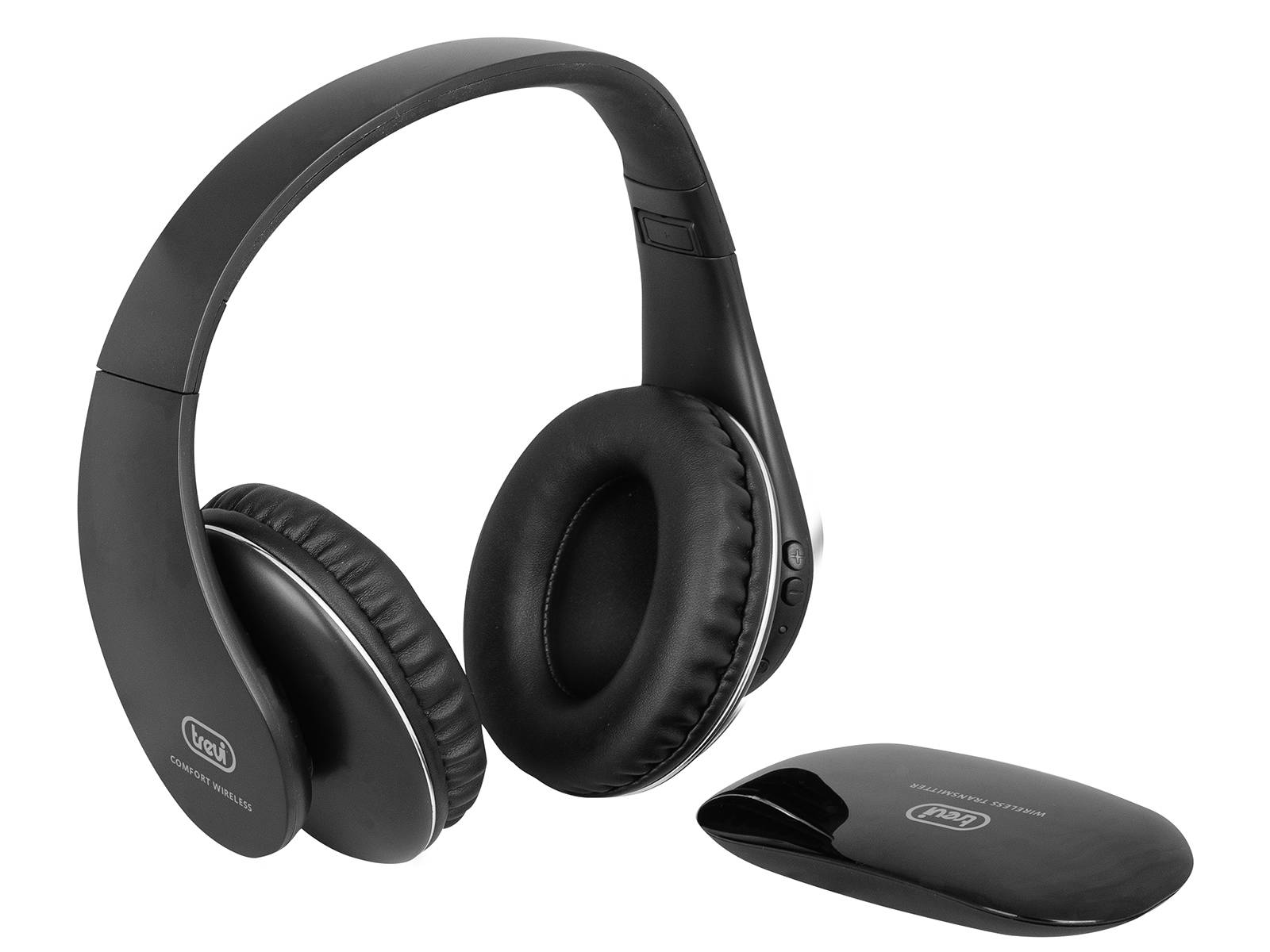 Casti audio over-ear wireless RF FRS 1380 R negru Trevi