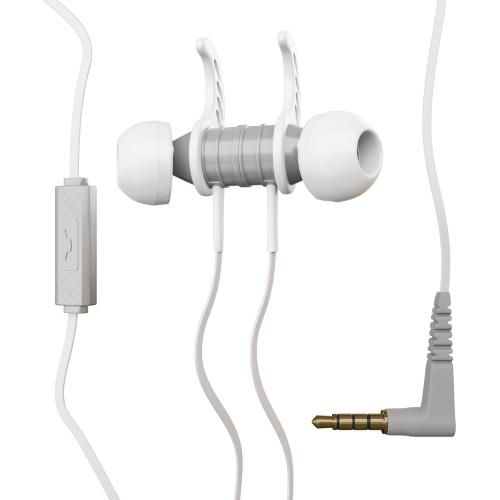 Casti cu fir in-ear 3.5 mm alb-gri Magneto Maxell