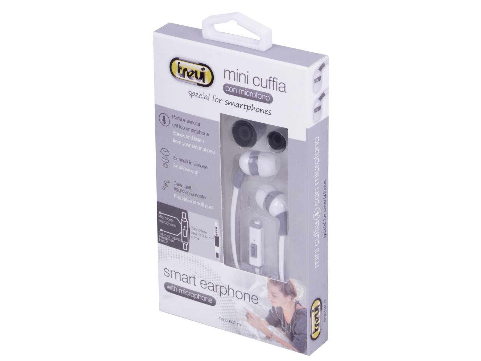 Casti in-ear cu microfon HMP 687 M Trevi