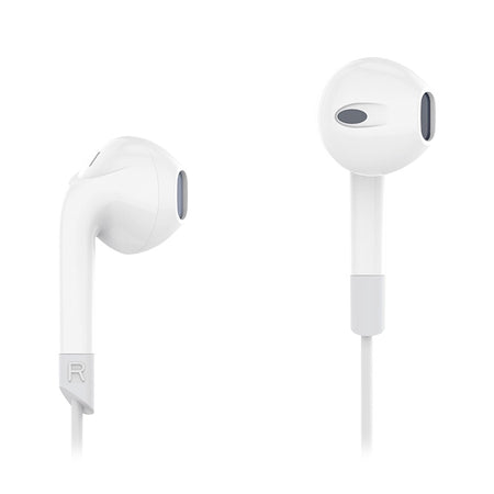Casti IN-EAR cu microfon Kruger&Matz KMPC2-W albe conector USB type C
