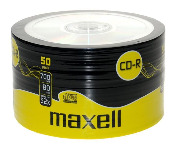 CD-R 700MB 52X 50buc pe folie Maxell