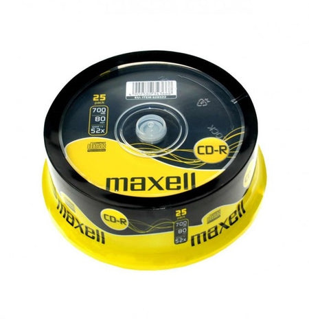 CD-R MAXELL 700MB 52X cutie 25buc CD-R-700-52X-CK25