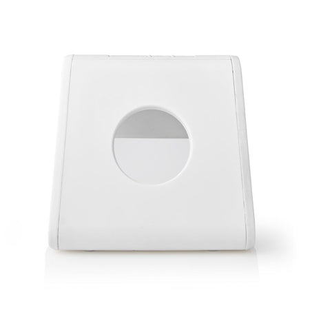 Ceas cu alarma Nedis incarcator wireless Qi lumina multicolora alb