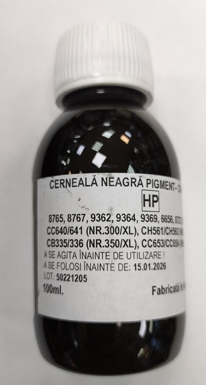 Cerneala HP PIGMENT negru 100ml CPHP02K