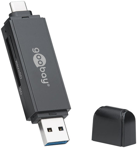 Cititor card reader USB 3.0 si USB TYPE C pentru SDXC SDHC MicroSD si SD Goobay 58261