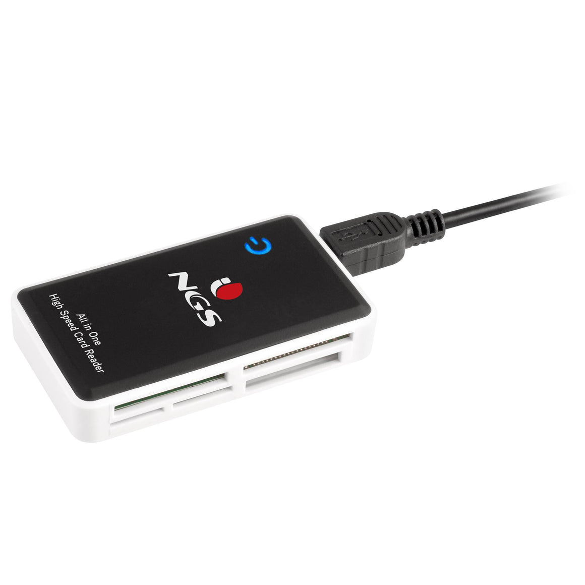 Cititor de card all in 1 USB 2.0 negru NGS