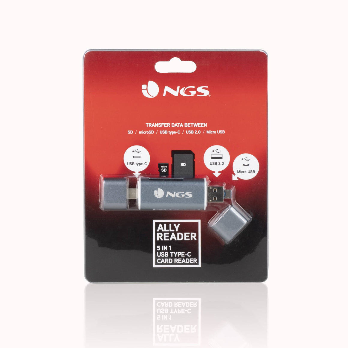 Cititor de carduri 5in1 Type C micro USB 2.0 NGS