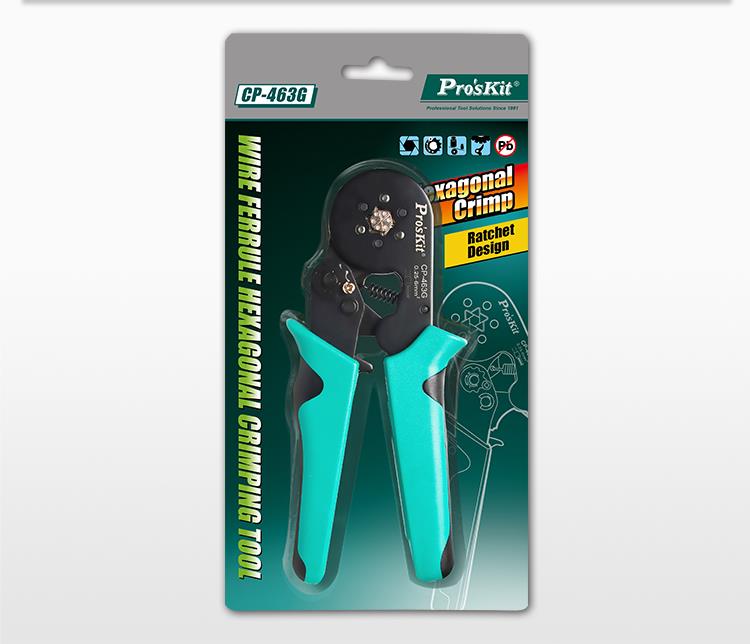 Cleste sertizat profil hexagonal 175mm Pro`sKit CP-463G