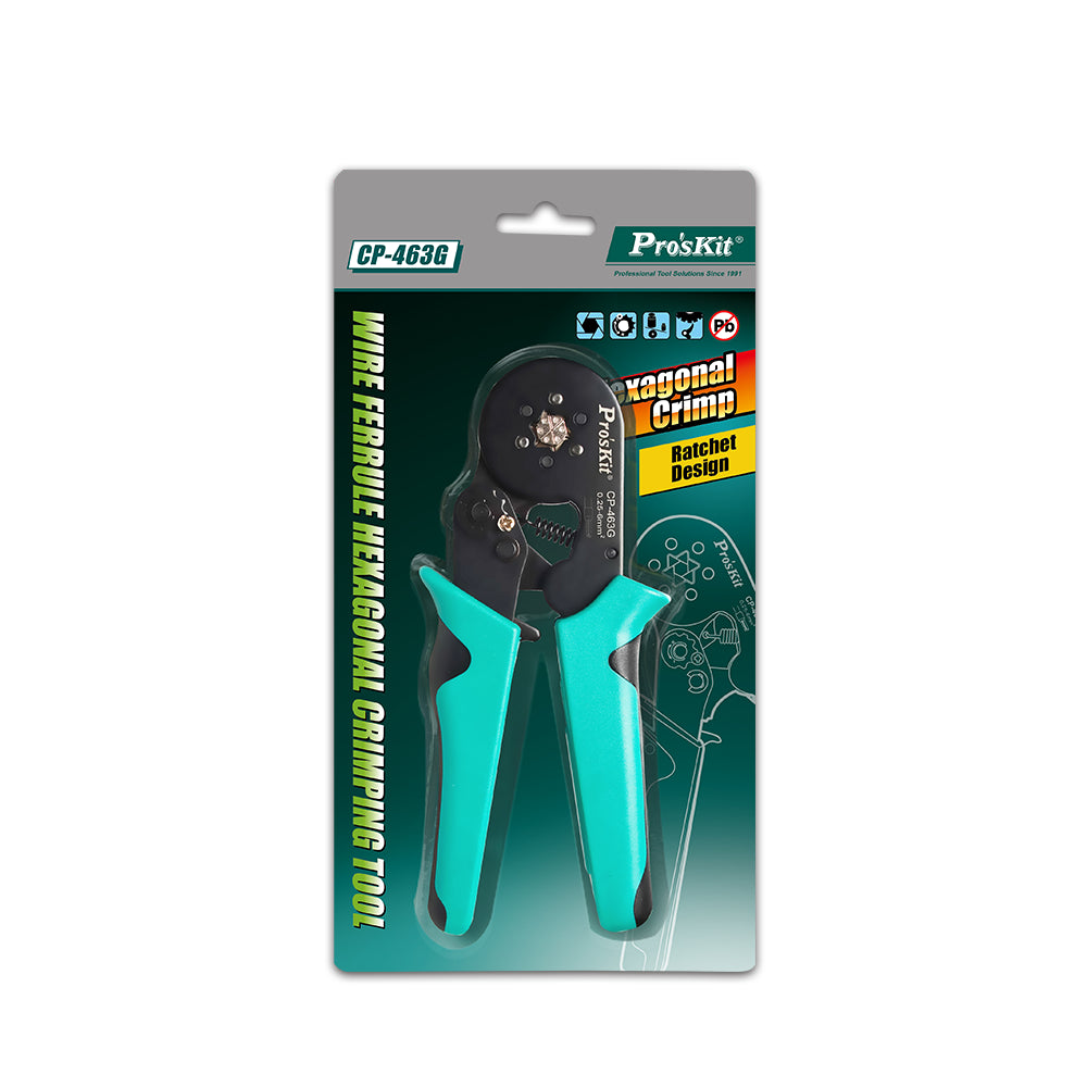 Cleste sertizat profil hexagonal 175mm Pro`sKit CP-463G