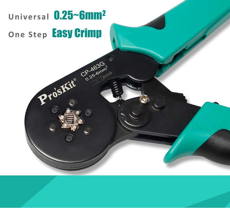 Cleste sertizat profil hexagonal 175mm Pro`sKit CP-463G