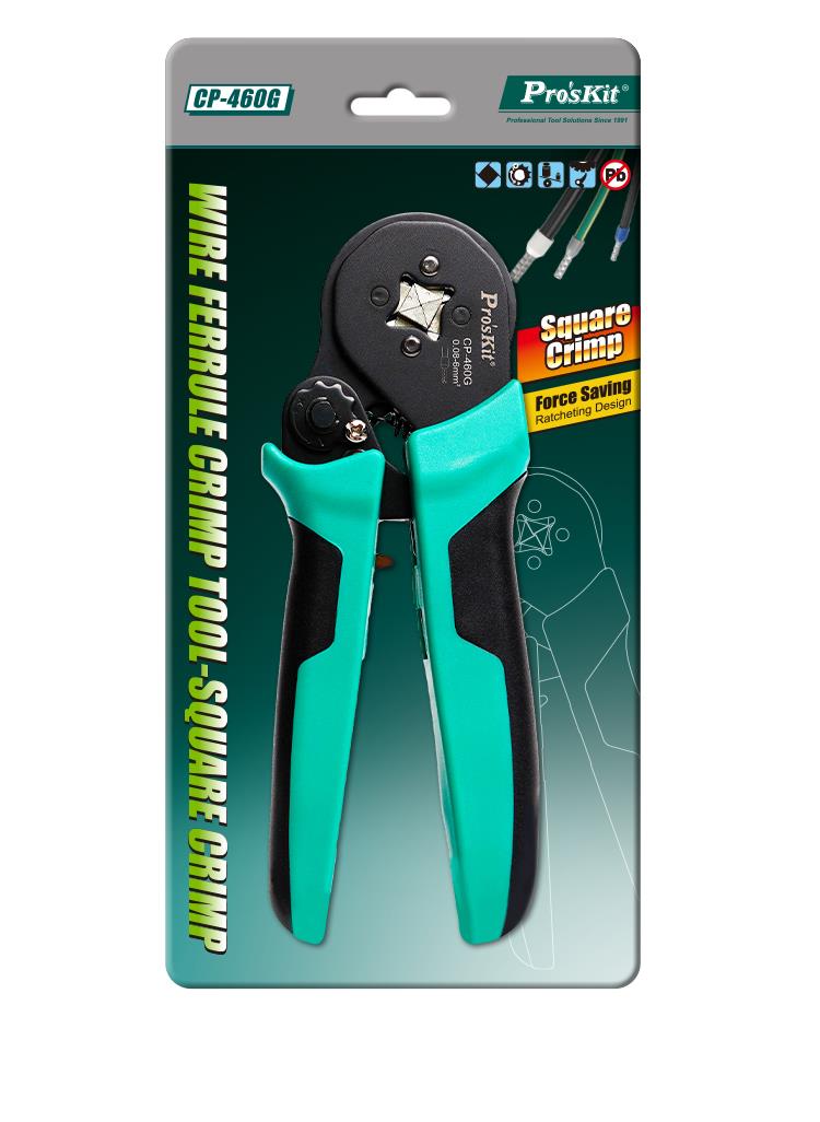 Cleste sertizat profil patrat 156mm Pro`sKit CP-460G