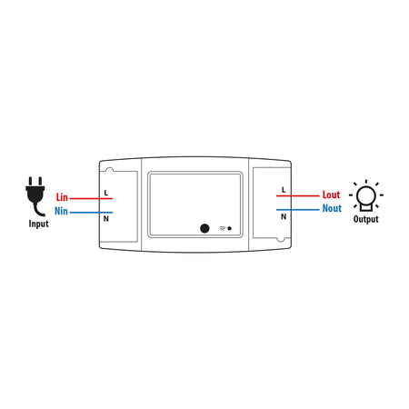 Comutator ascuns Wi-Fi inteligent 90-250V 16A Amazon Alexa Google Home compatibilitate IFTTT delight