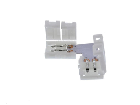 Conector banda LED 8mm PCB forma L 1buc Well