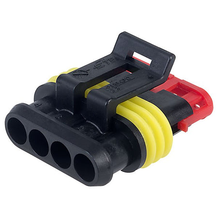 Conector cablu Superseal 1.5 mama mufa 4 pini IP67 TE Connectivity 282088-1