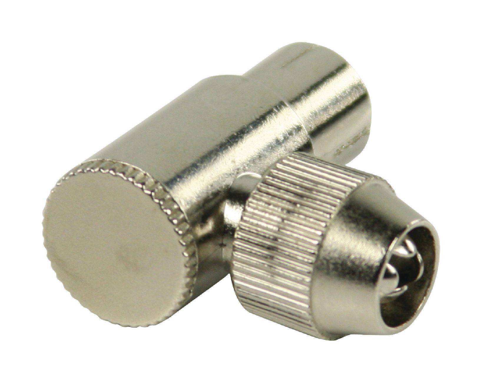 Conector coaxial profesional mama cotit Valueline