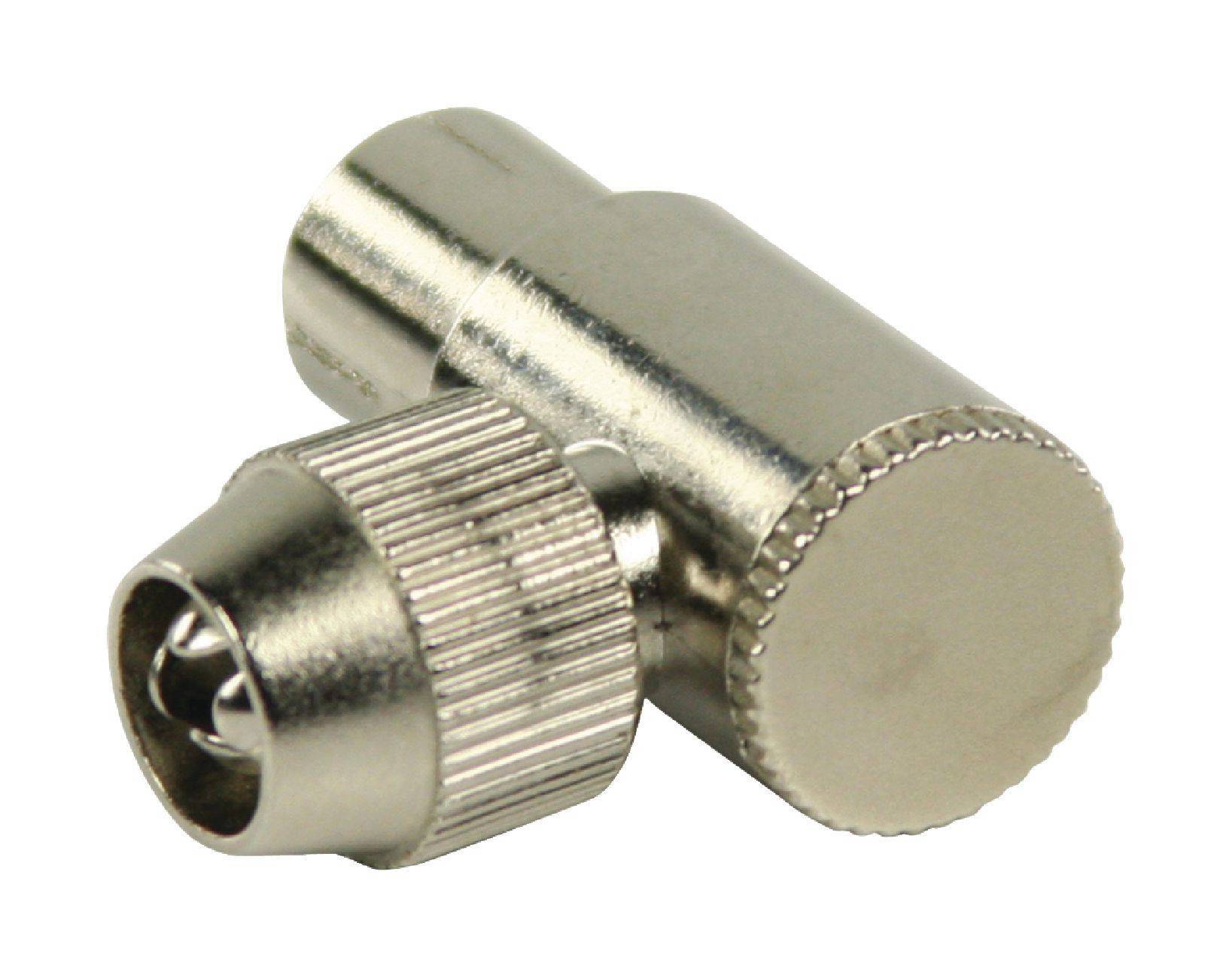 Conector coaxial profesional mama cotit Valueline