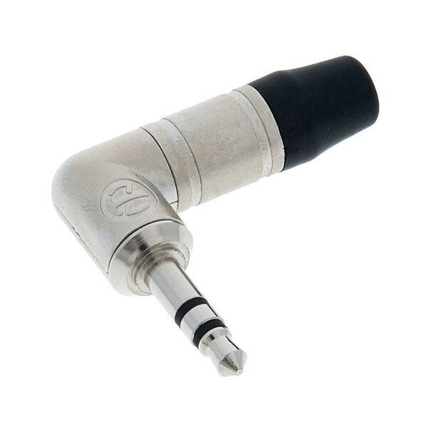 Conector Jack 3.5 mm stereo tata in unghi de 90 grade Neutrik NTP3RC