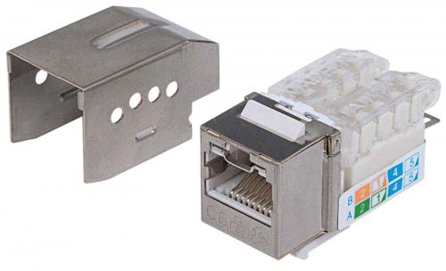 Conector Keystone CAT6a Intellinet RJ45 mama