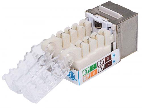 Conector Keystone CAT6a Intellinet RJ45 mama