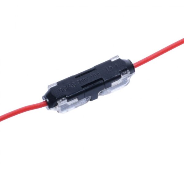 Conector rapid cu blocare in i pentru un fir