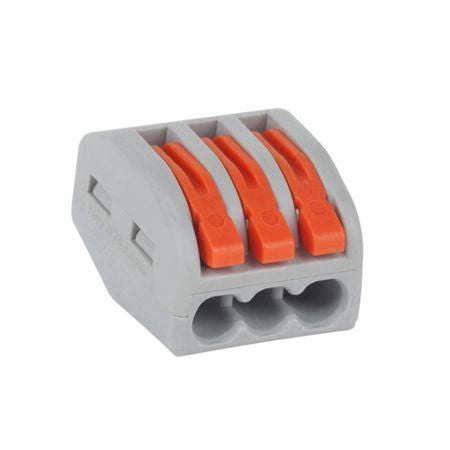 Conector universal 3x 0.75-2.5 mm portocaliu 20A 250V