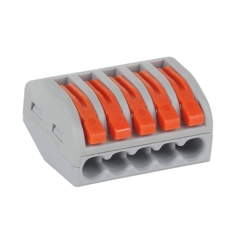 Conector universal rapid 5x 0.75-2.5mm portocaliu