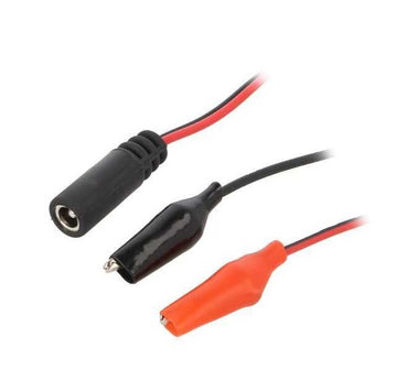 Conexiune adaptor 5.5x2.1mm mama - iesire clema crocodil izolata 30cm CELLEVIA POWER CABLE-1/CL