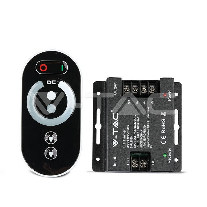 Controller banda LED Dimabil cu touch 12V 216W / 24V 432W V-TAC