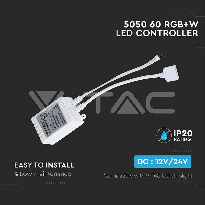 Controller banda LED RGB +White 12V V-TAC SKU-2159