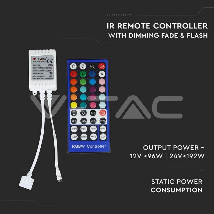 Controller banda LED RGB +White 12V V-TAC SKU-2159