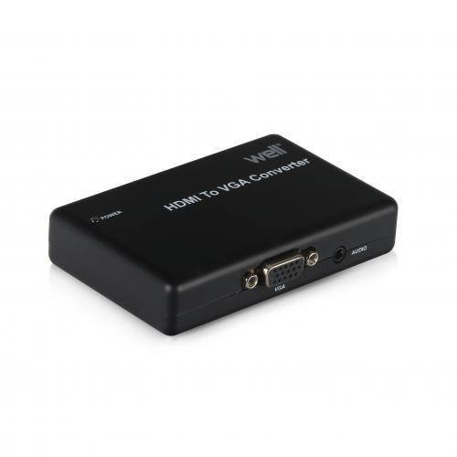 Convertor HDMI la VGA+Stereo FullHD Well