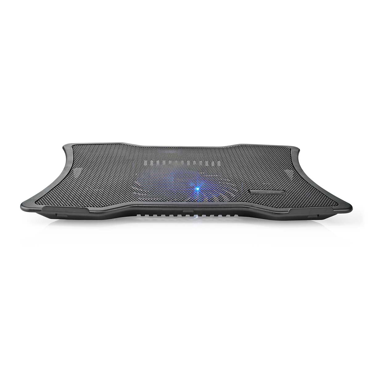 Cooler laptop Nedis 1 ventilator max 17" LED 1x USB negru