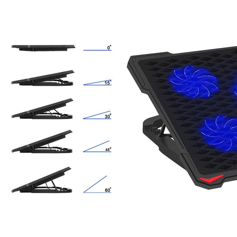 Cooling pad laptop 5 ventilatoare 2x USB PLATINET