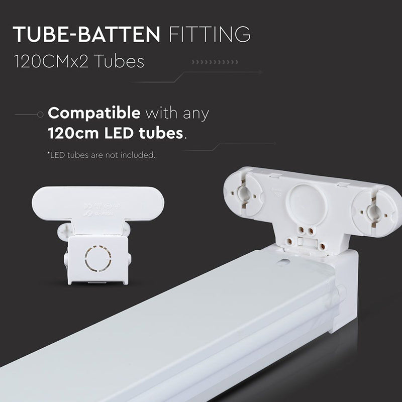 Corp iluminat pentru tuburi T8 2x 120cm IP20 V-tac SKU-6055