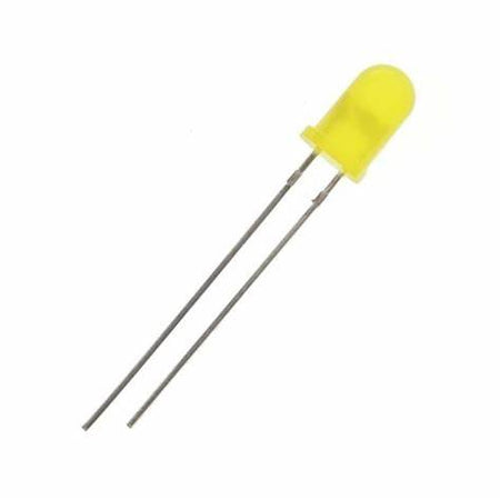 Dioda LED 5mm galben 2VDC