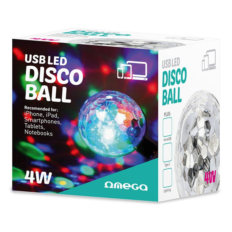 DISCO BALL USB LED 4W OMEGA