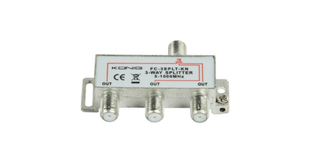 Distribuitor semnal TV 3 cai 5-1000Mhz Konig splitter