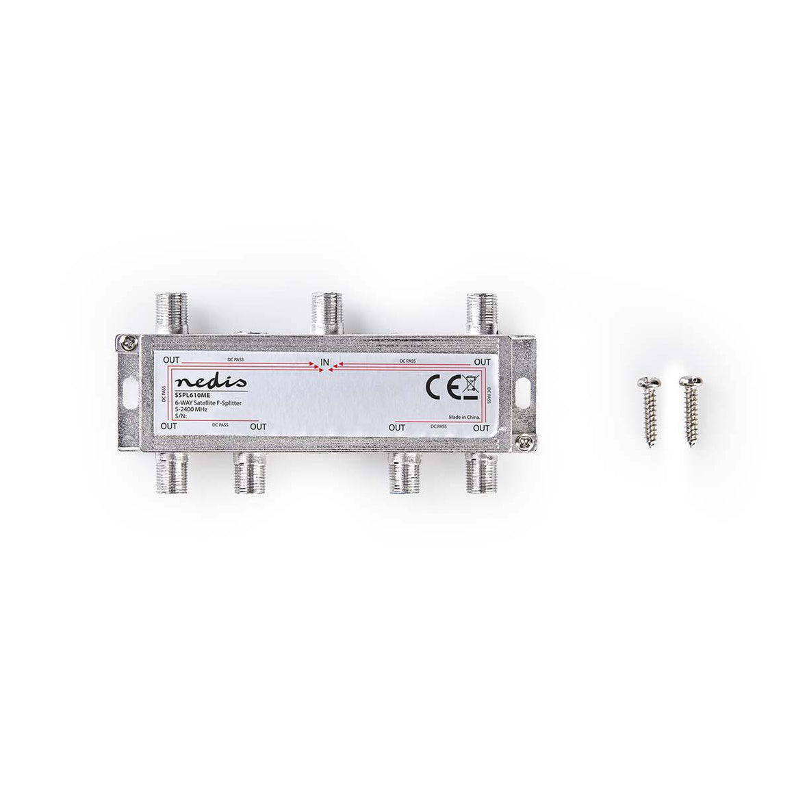 Distribuitor semnal TV Nedis splitter 1 intrare - 6 iesiri 5-2400Mhz