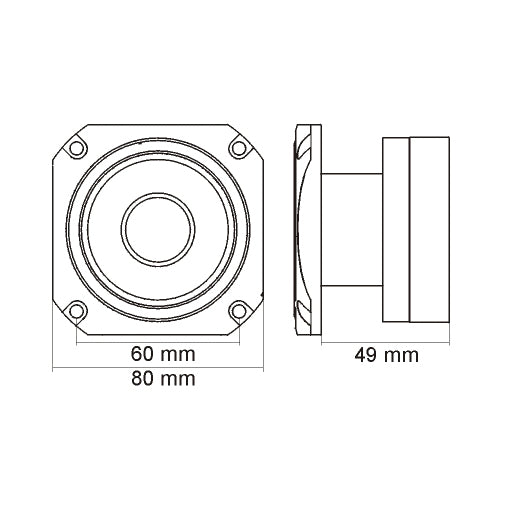 Dome 1.5" 100/200W 8 ohmi M`N`C 33513