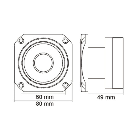 Dome 1.5" 100/200W 8 ohmi M`N`C 33513