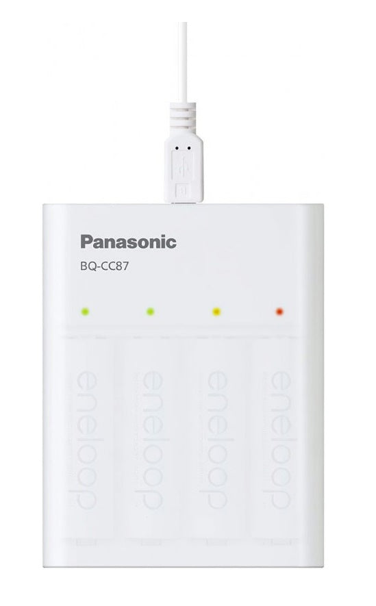 Eneloop Incarcator USB & boster include acumulatori 4x AA(R6) 1900mAh Panasonic K-KJ87MCC40USB