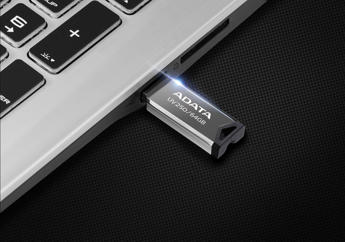 FLASH DRIVE 64GB USB 2.0 UV250 ADATA