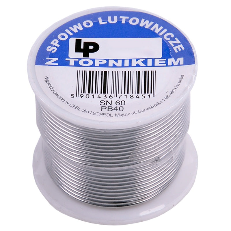 Fludor SN60/PB40 1mm 100gr Z TOPNIKIEM LUT0026-100