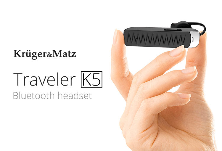 HEADSET BLUETOOTH TRAVELER K5 Kruger&Matz KM0356