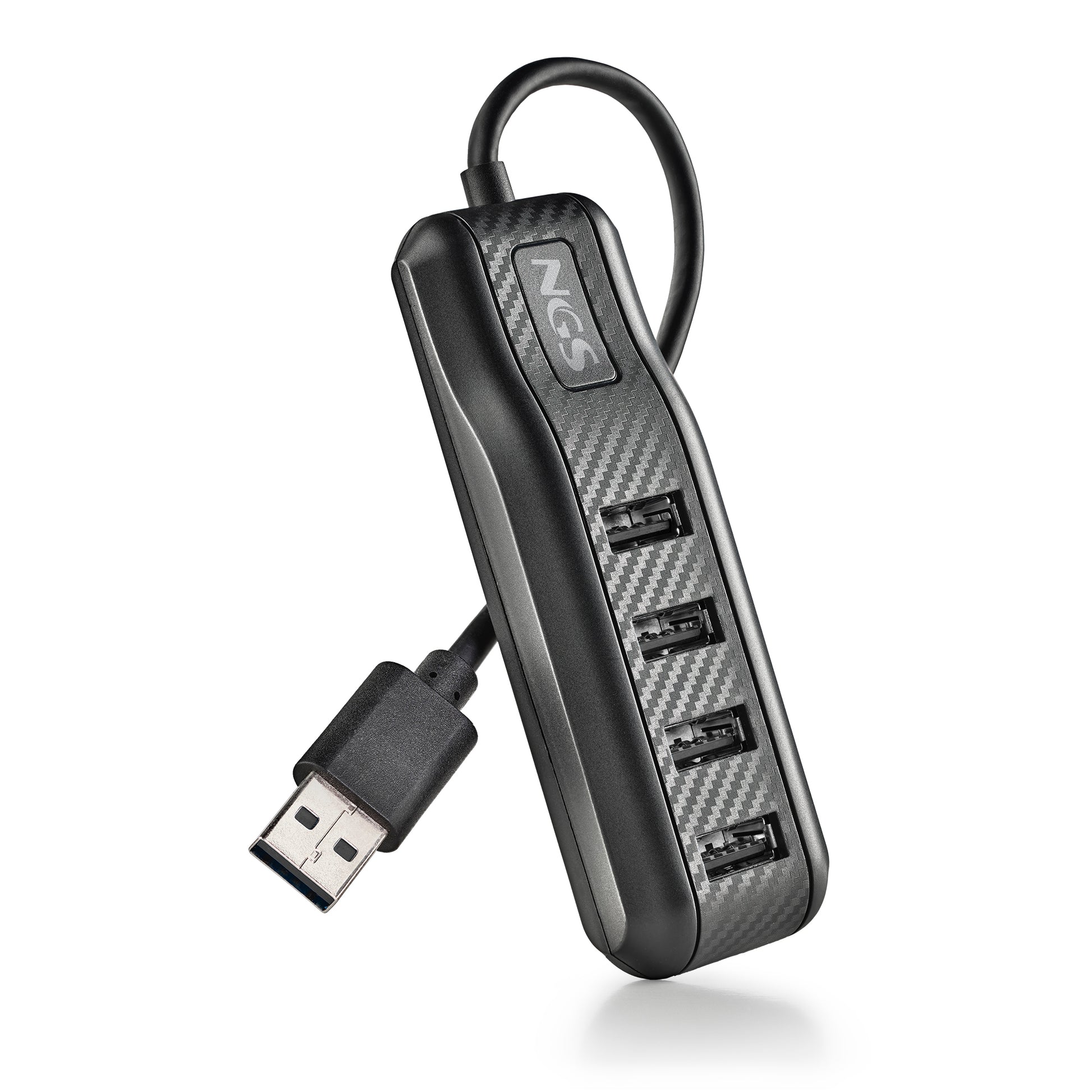 Hub USB 2.0 4 porturi USB negru NGS Port 2.0