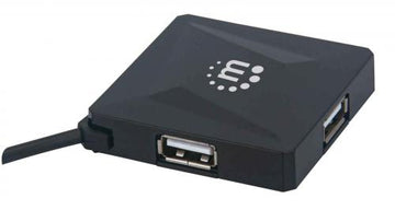 HUB USB 2.0 cu 4 porturi 164818 Manhattan negru