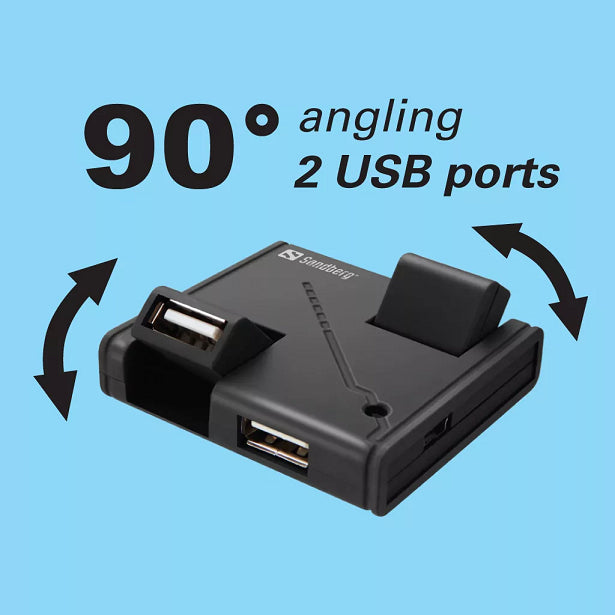 Hub USB 2.0 Sandberg 133-67 4 porturi negru