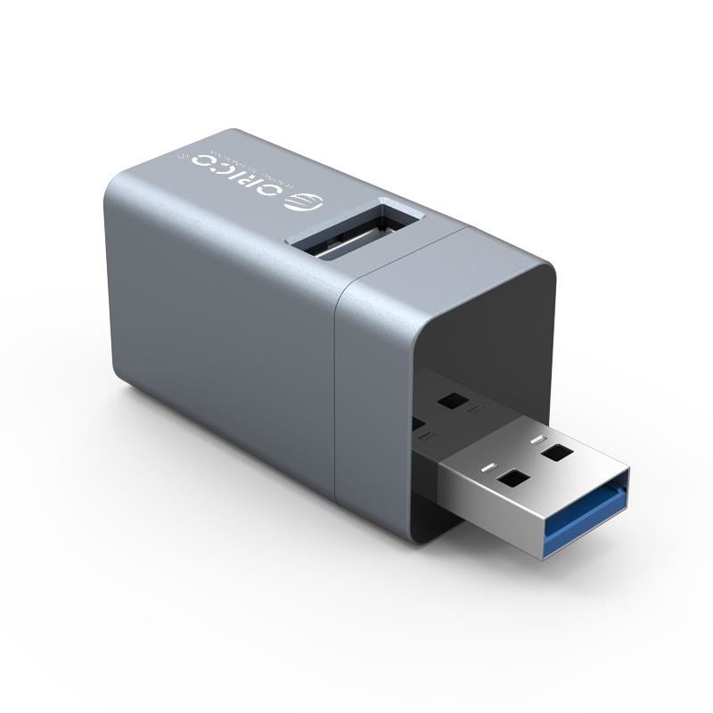 Hub USB Orico MINI-U32L Mini 3-in-1 gri